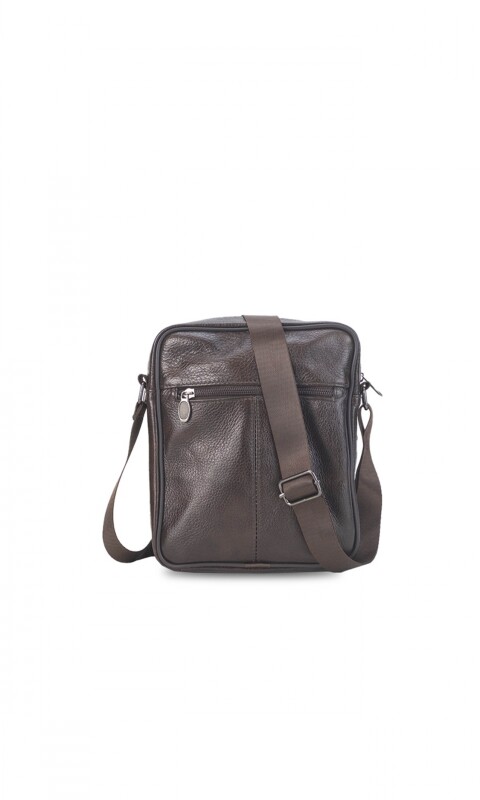 MORRAL CUERO TACUME CHOCOLATE