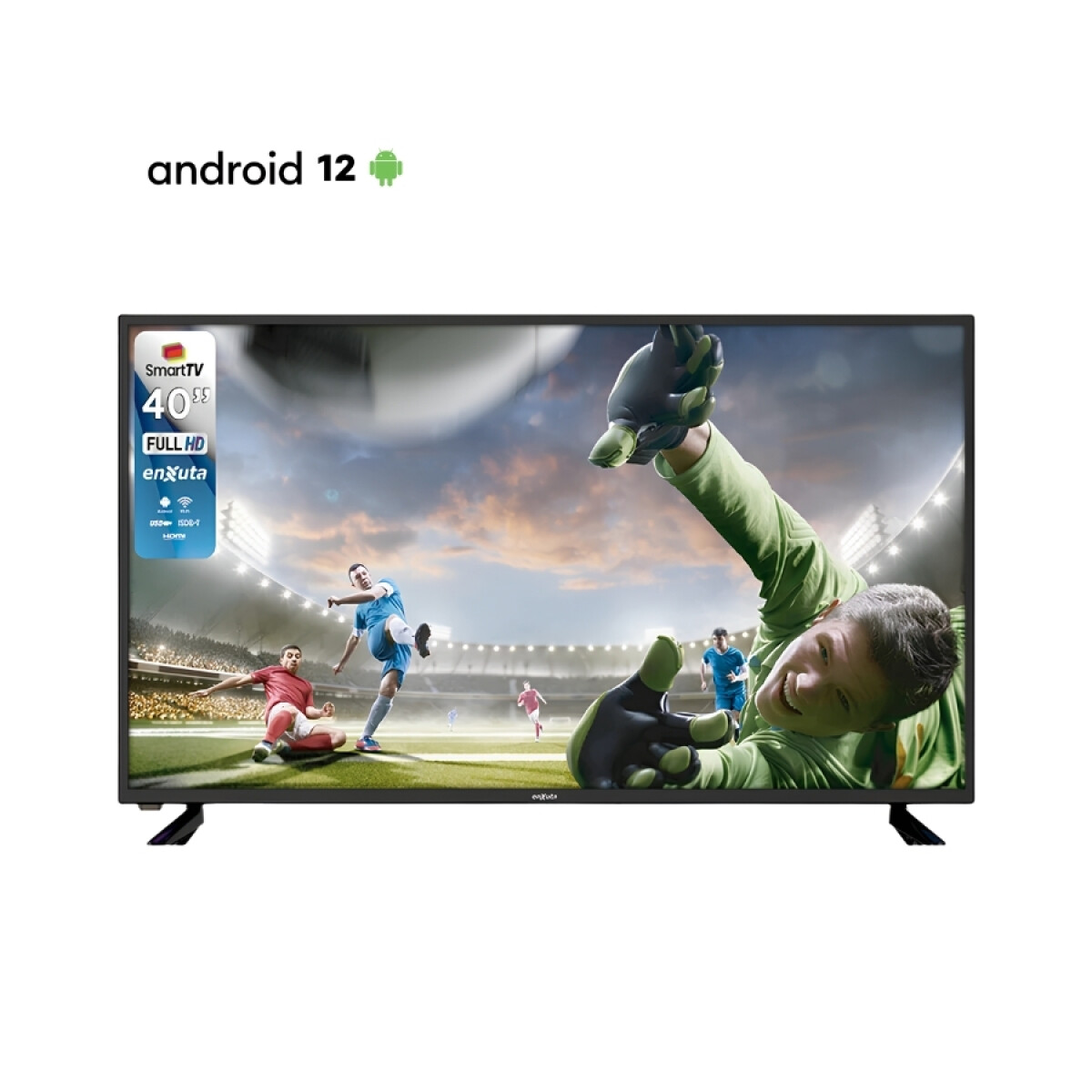 SMART TV ENXUTA 40" FULL HD ANDROID 12 – LEDENX1240SDF2KA 