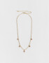Collares Cortos Con strass Collar Corto Con Dijes De Strass - Dorado