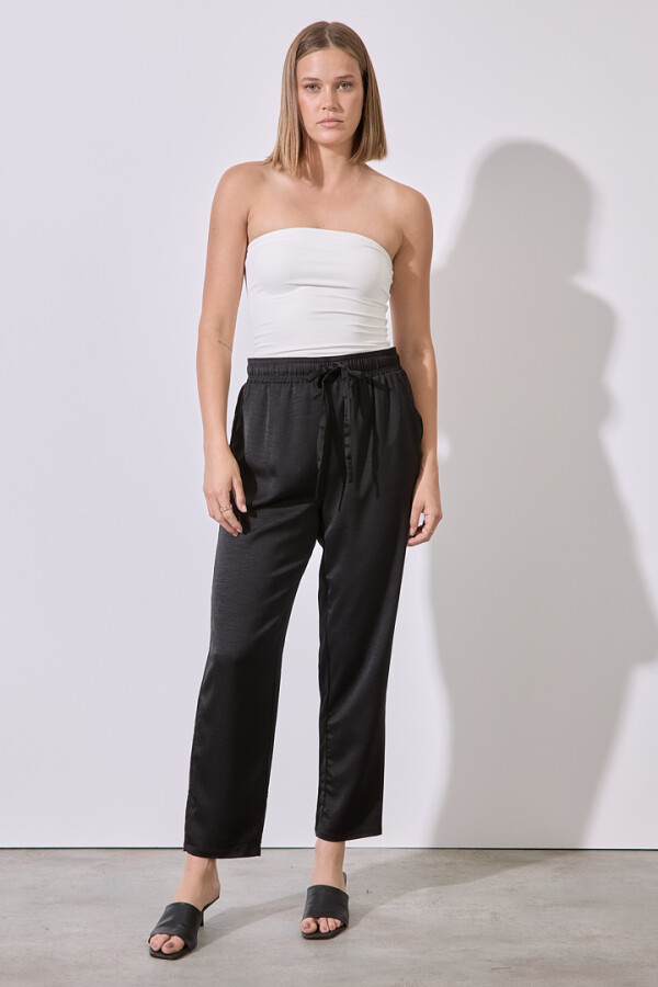 Pantalon Satén NEGRO