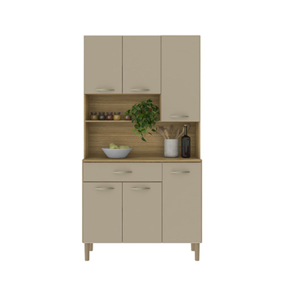 Kits Cocina Apolo Freijó/Vainilla 