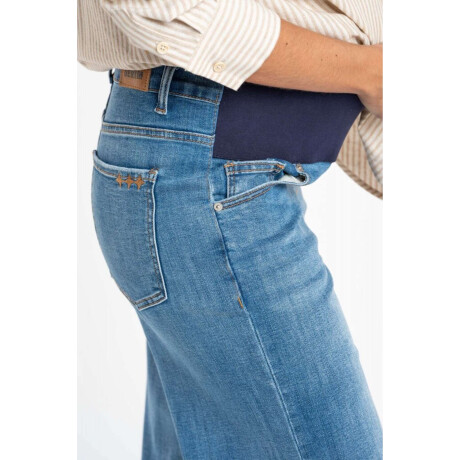 Jean Lemon Mama Flared Wide Leg Denim