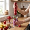 Mixer Marvo Acero Inoxidable 2 Velocidades C/ Accesorios Rojo Mixer Marvo Acero Inoxidable 2 Velocidades C/ Accesorios Rojo