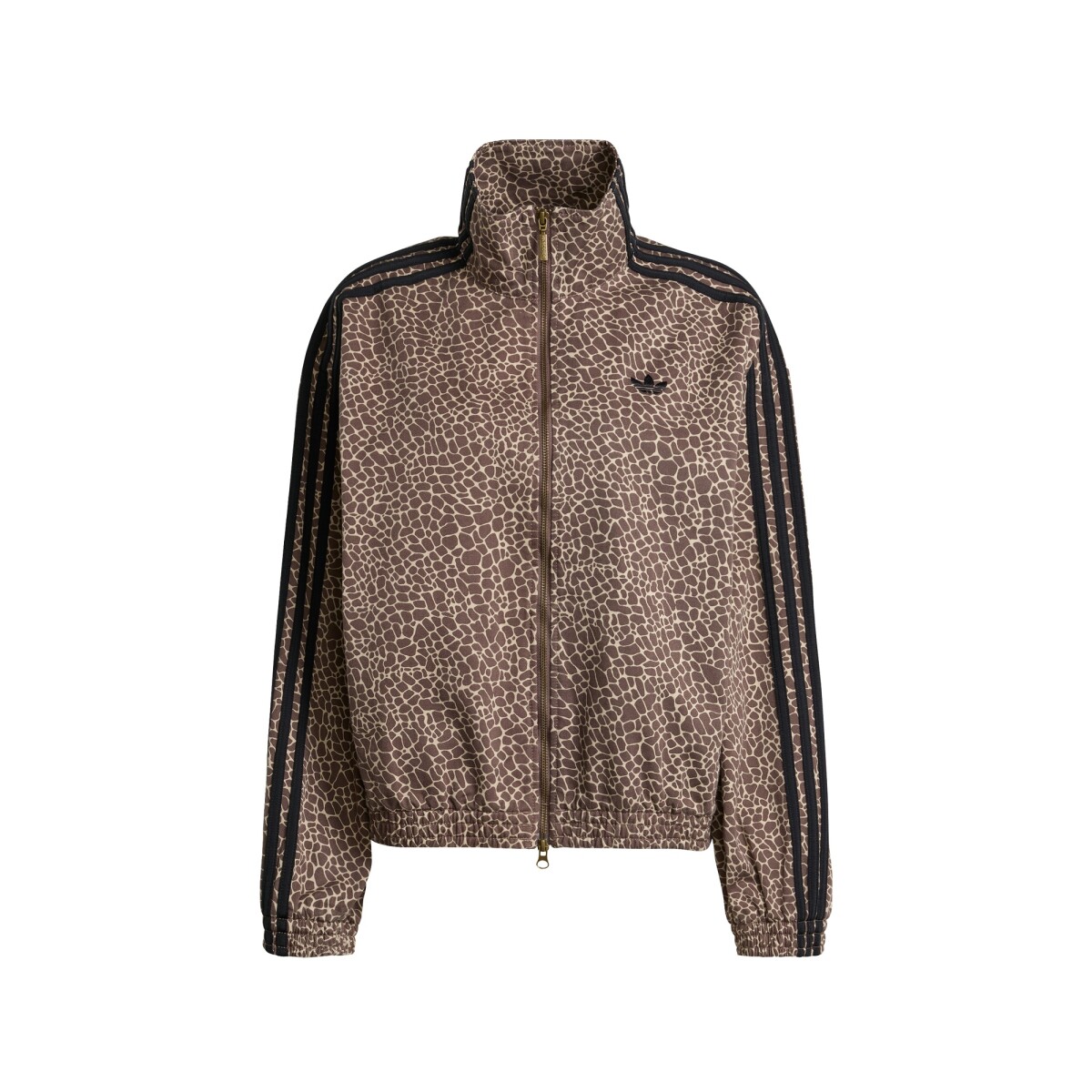 Campera adidas Firebird Aop Extragrande De Tejido Denim - Earth Strata 