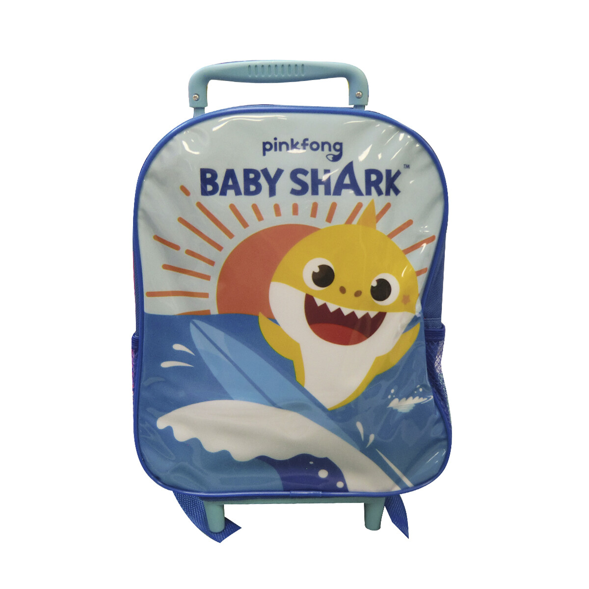 Mochila infantil con carro de Baby Shark Licencia Oficial 