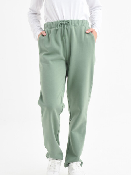 Pantalón deportivo básico Verde