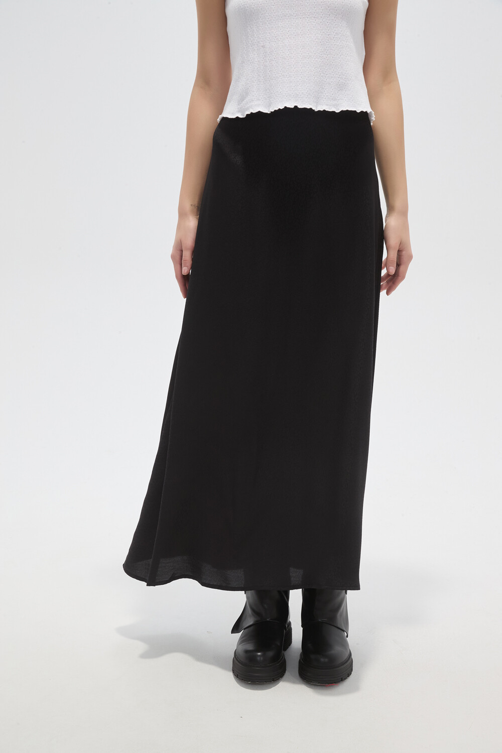 Falda Rasa Negro