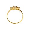 Anillo Trilogy-Oro bajo-Piedra Zirconia-AN8054 conpiedra