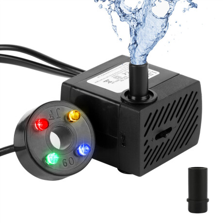 Motor Para Fuente De Agua 4 Luces En Anillo Motor Para Fuente De Agua 4 Luces En Anillo