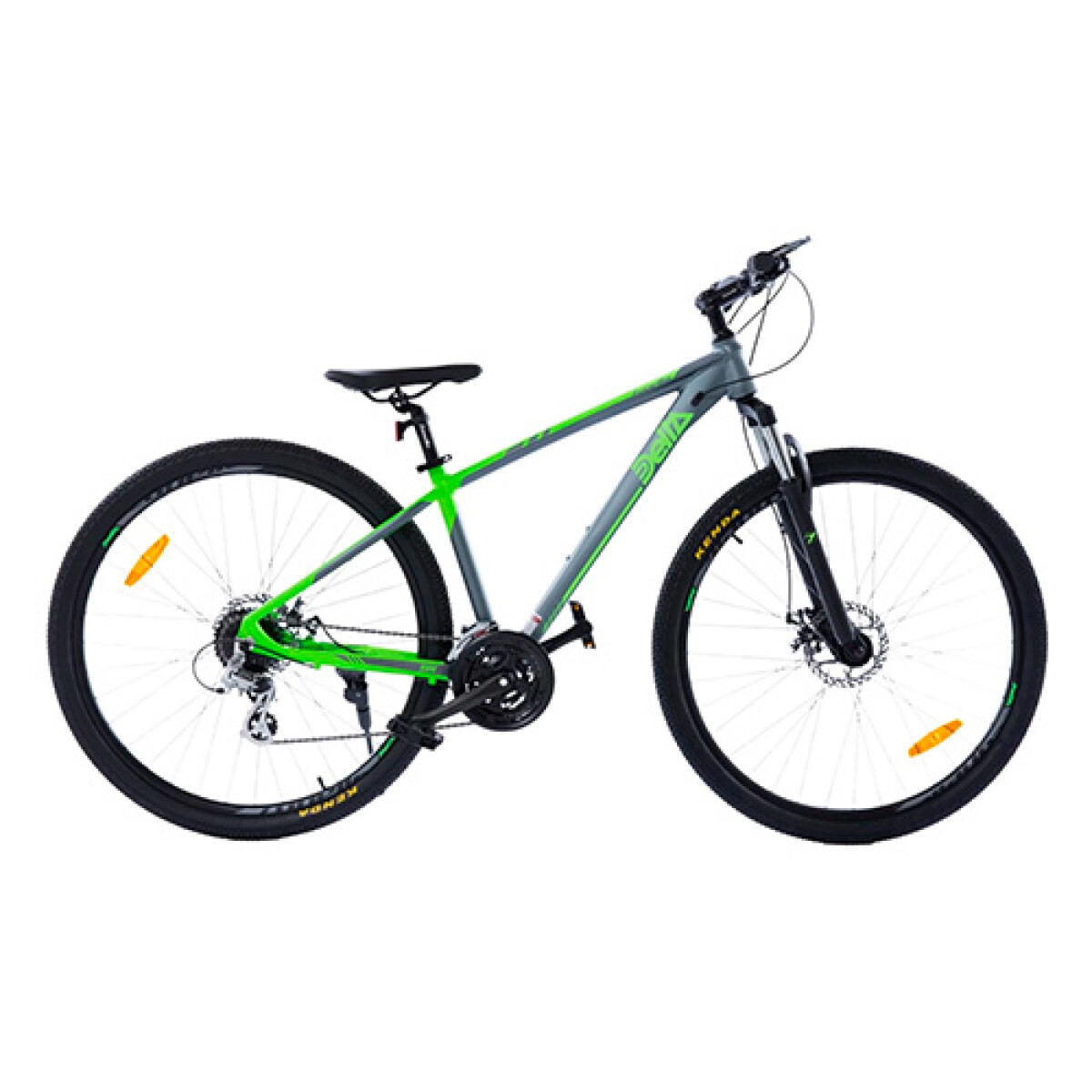Bicicleta Zanella Delta S2.40T (L) Rod 29" Gris C/verde - 001 