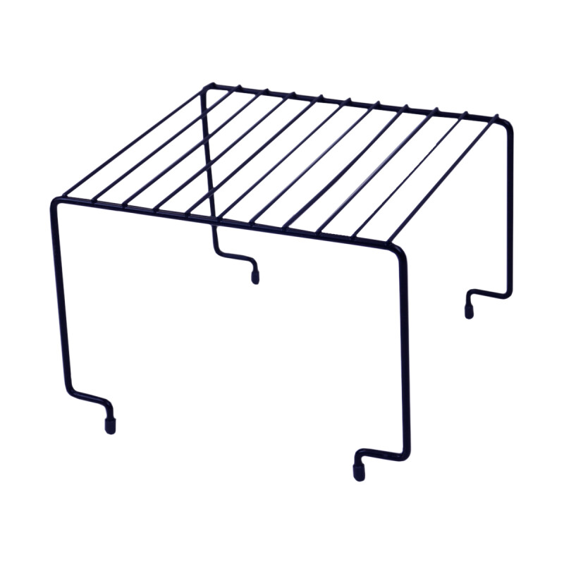 Estante organizador apilable NEGRO