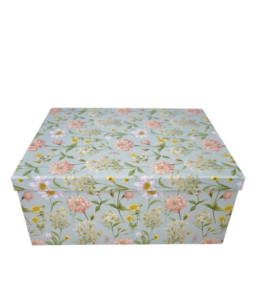 Caja rigida - flores - 26,5 x 34,5 x 15 Caja rigida - flores - 26,5 x 34,5 x 15