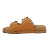 Comfortflex Sand.dama Suela Baja Dos Tiras C/hebilla Camel