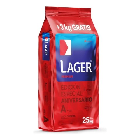 LAGER PERROS ADULTOS 22 KG + 3 KG DE REGALO