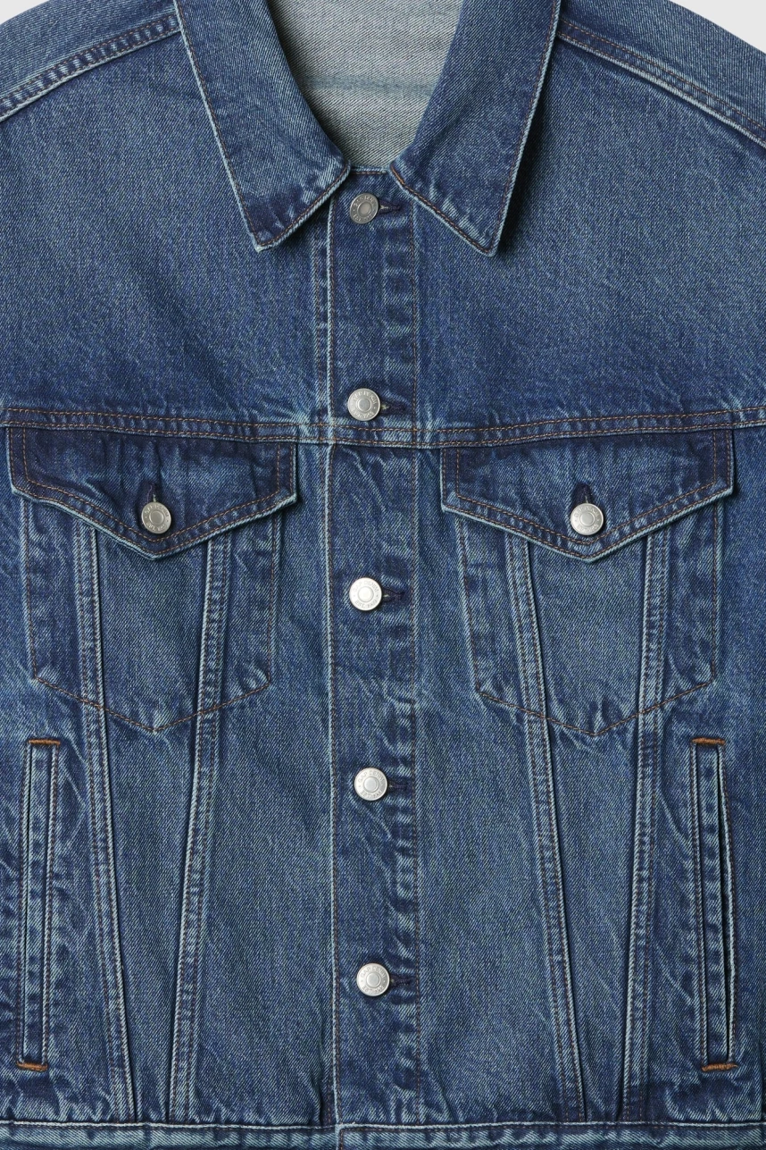 Campera Jean Hombre Dark Wash Indigo 119