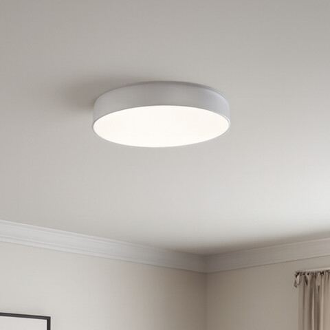 Plafón LED 24W neutra 240V Ø190mm blanco NV2174