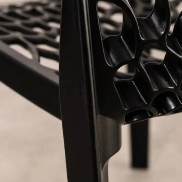 Silla Comedor ComboHome Gruvyer Nórdica Exterior Interior Negro 1