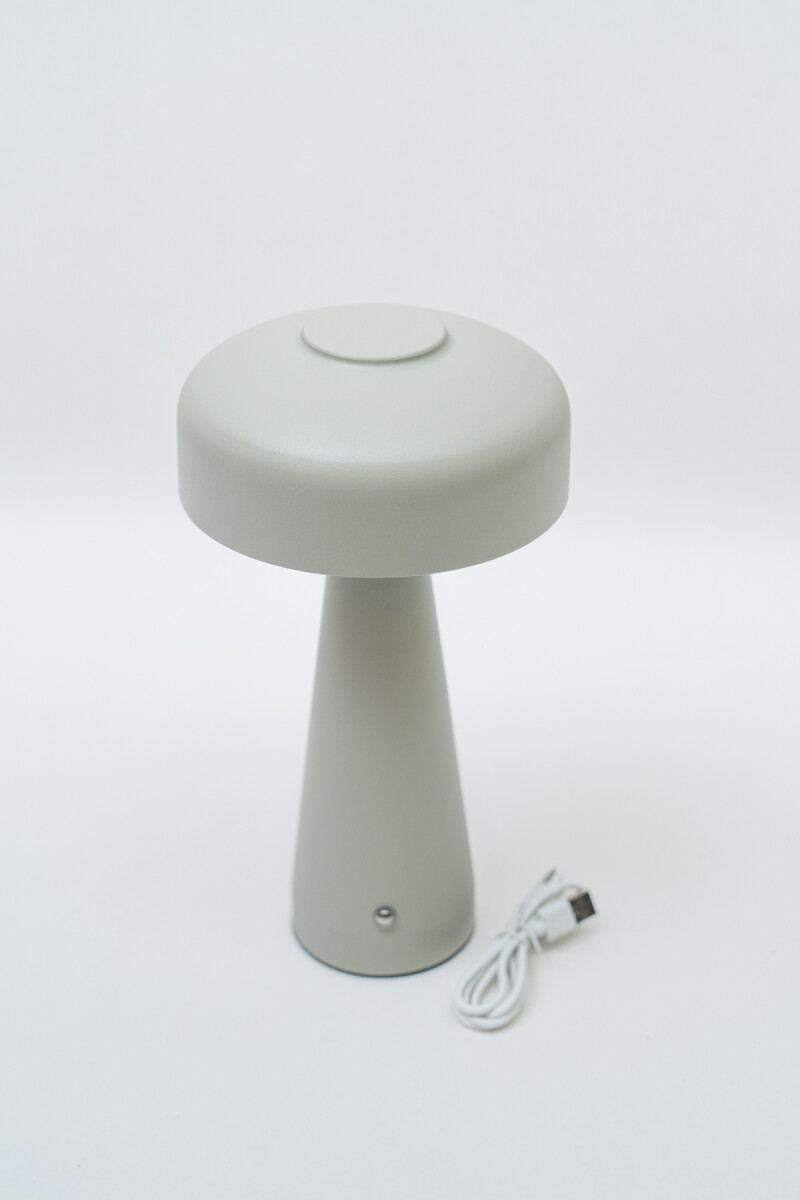 Lampara De Mesa Axira, Touch Usb - Beige 