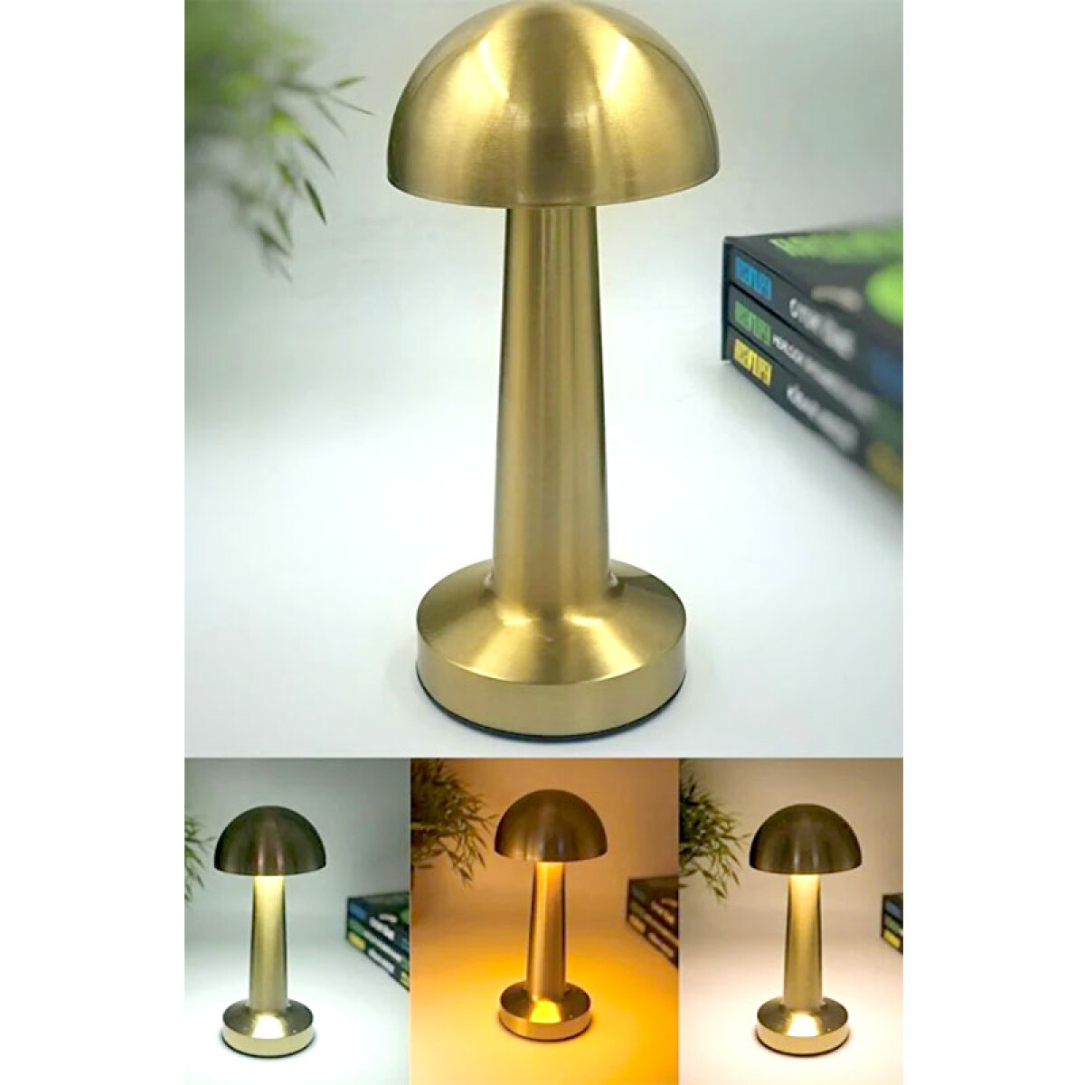 Lámpara recargable táctil 3 modos de iluminación - Lámpara Recargable Táctil 3 Modos De Iluminación 