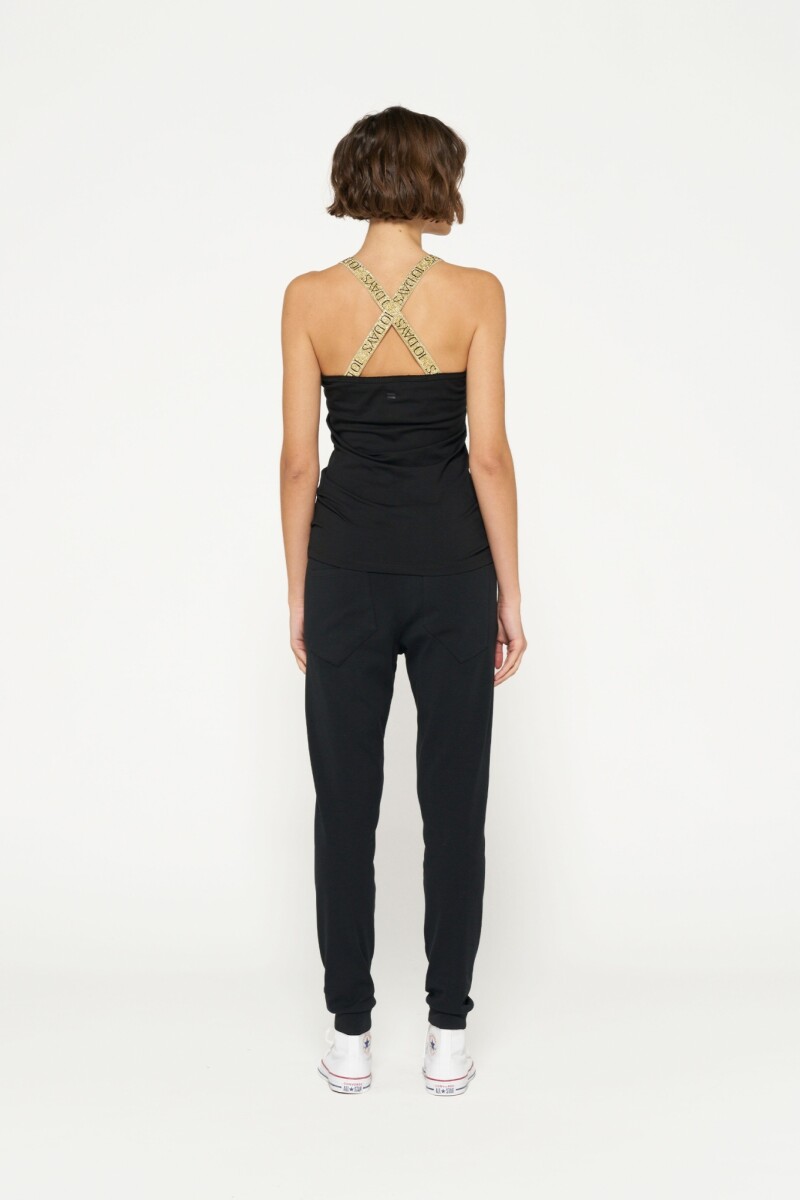 TOP CON LUREX Negro
