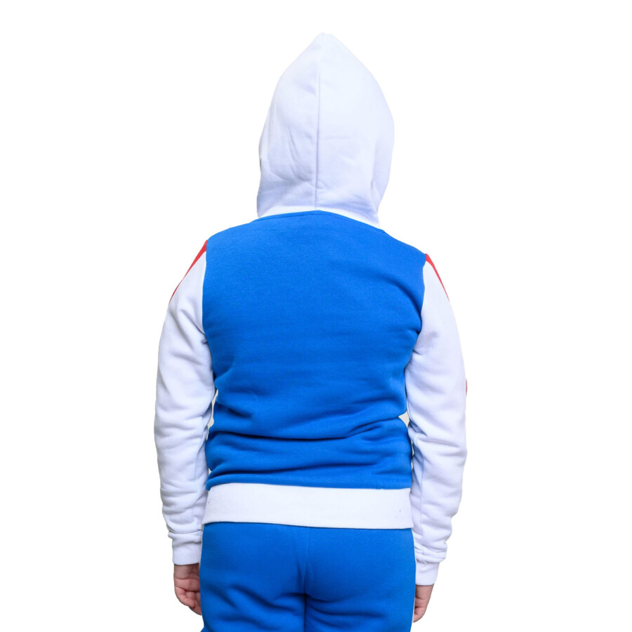 Canguro Infantil Umbro Urbano Nacional JRS Azul Real - Blanco - Rojo
