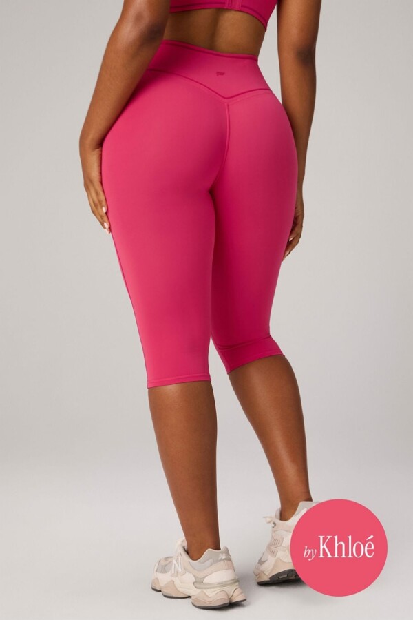 Legging The No-Seam Pureluxe Tlc High-Waisted Capri Mujer Berrylicious/Lush Berry
