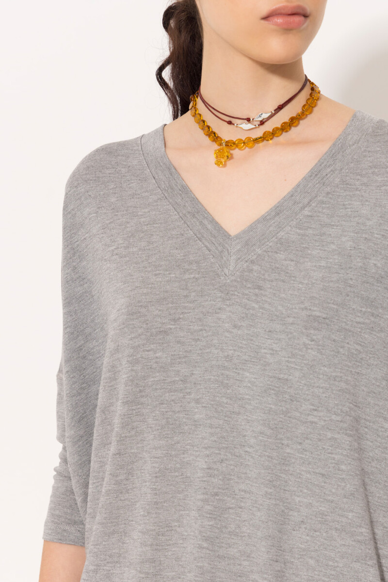 REMERA ANNE Gris