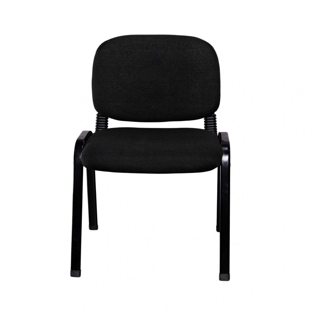 Silla Apilable De Metal Y Plástico Color Negro Silla Apilable De Metal Y Plástico Color Negro