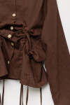 Strass Shirt Chocolate