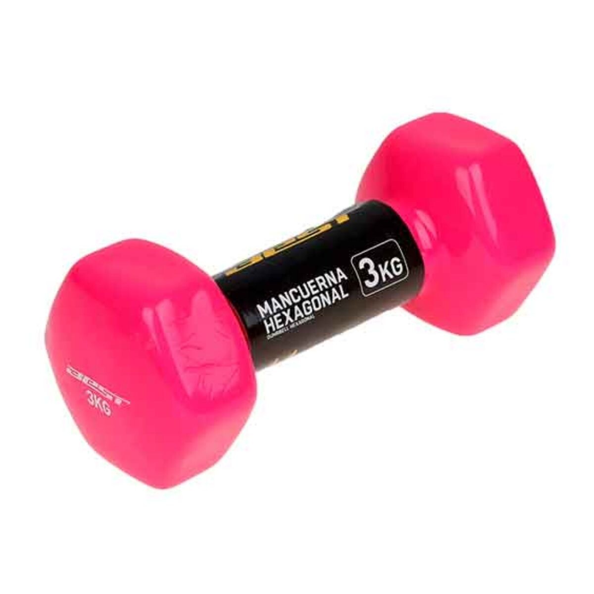 Mancuernas Best Power Fitness Recubiertas de Vinilo - X1 3 KG 