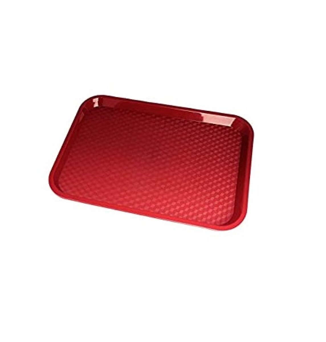 Bandeja Autoservicio Plástica con antideslizante 30 x 41 cm Rojo 