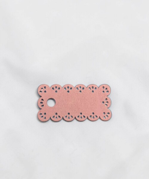 Tarjeta perforada 3x3 cm. - ROSA Tarjeta perforada 3x3 cm. - ROSA