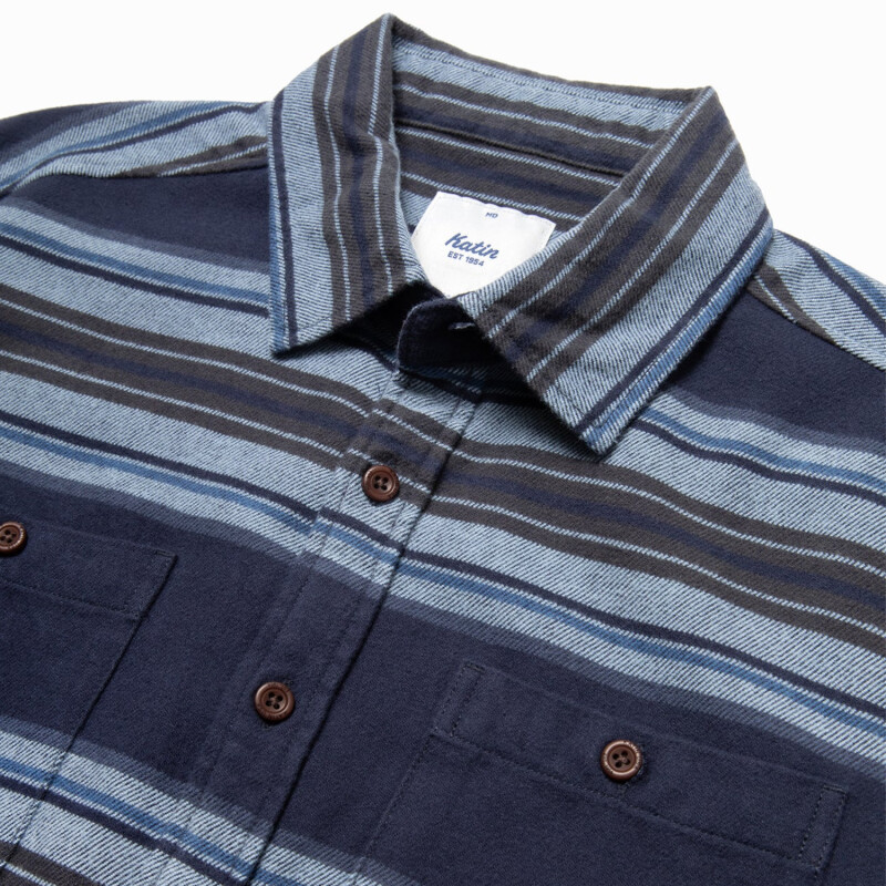 Camisa Katin Sierra Flannel - Azul Camisa Katin Sierra Flannel - Azul