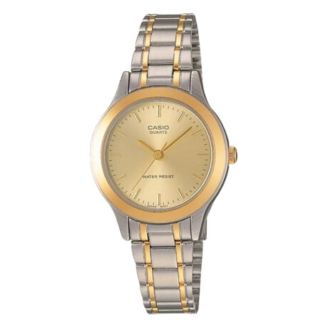 Reloj Casio LTP1128G-9A Acero Inoxidable Clasico Combinado 0