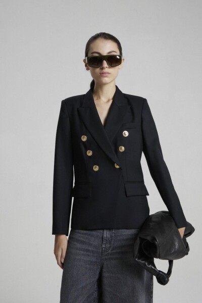 SACO CARMELA Negro