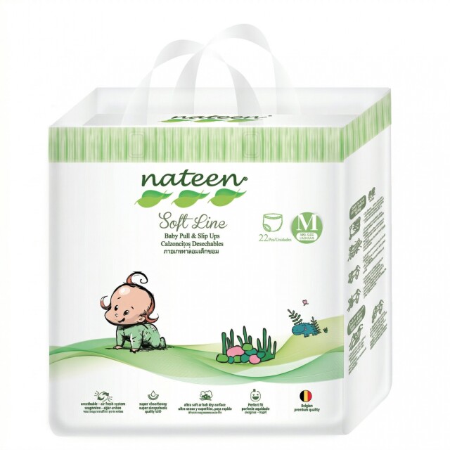 Pañales Pull-Up de Bebé Nateen Línea Soft Pañales Pull-Up de Bebé Nateen Línea Soft