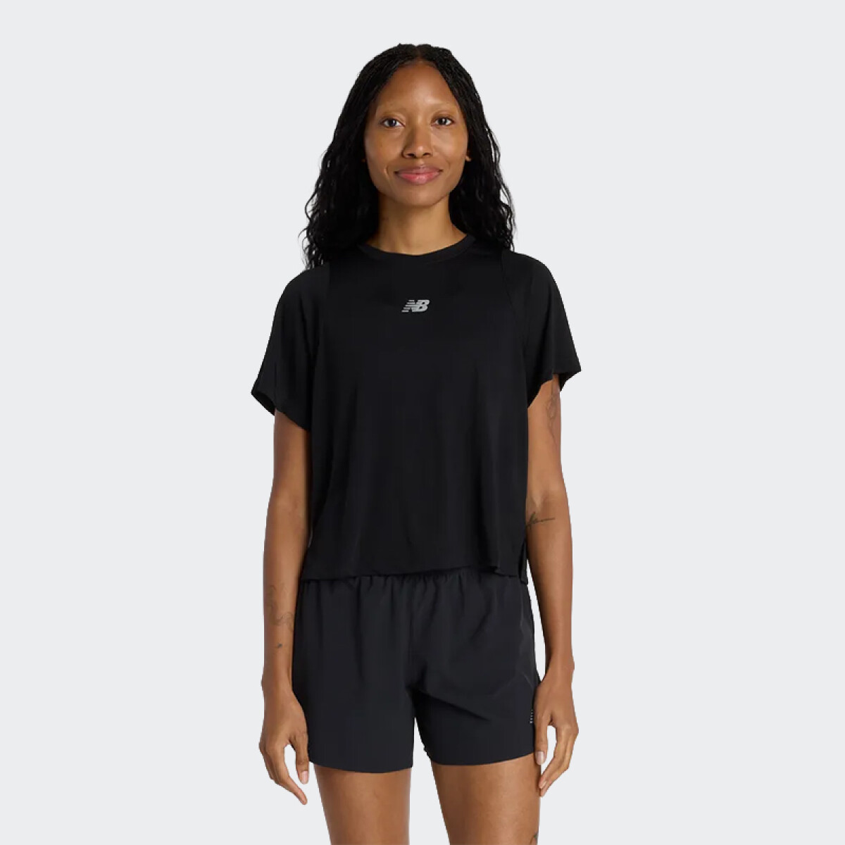 Remera New Balance Infinity Propel - Negro 