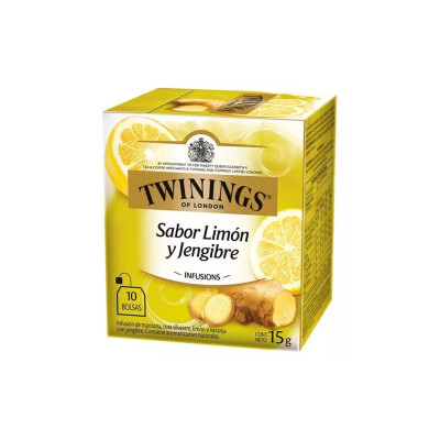 Té Limón Y Jengibre Twinings 50 Unidades Twinings Lemon Ginger X50
