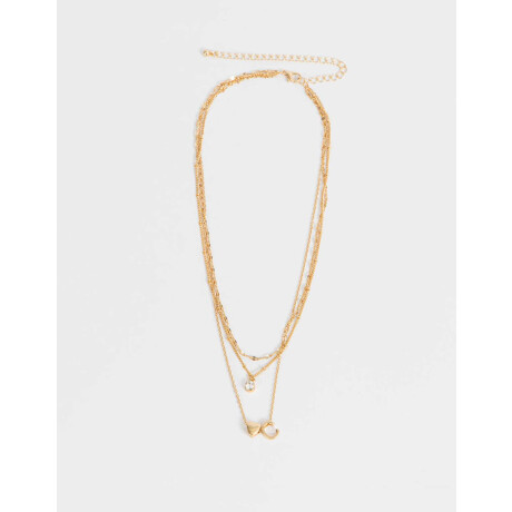 Collar Corto De Inicial ''e'' Dorado