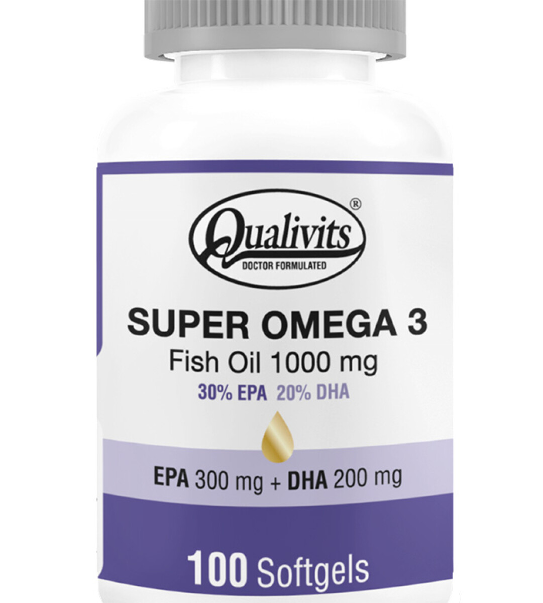 Qualivits - Super Omega 3 100 softgels 