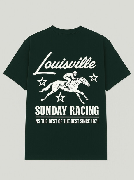 REMERA RACING NEGRO