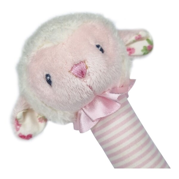 Oveja Palitos Peluche Aurora Baby Calidad Niño Tierno Color Variante Rosa