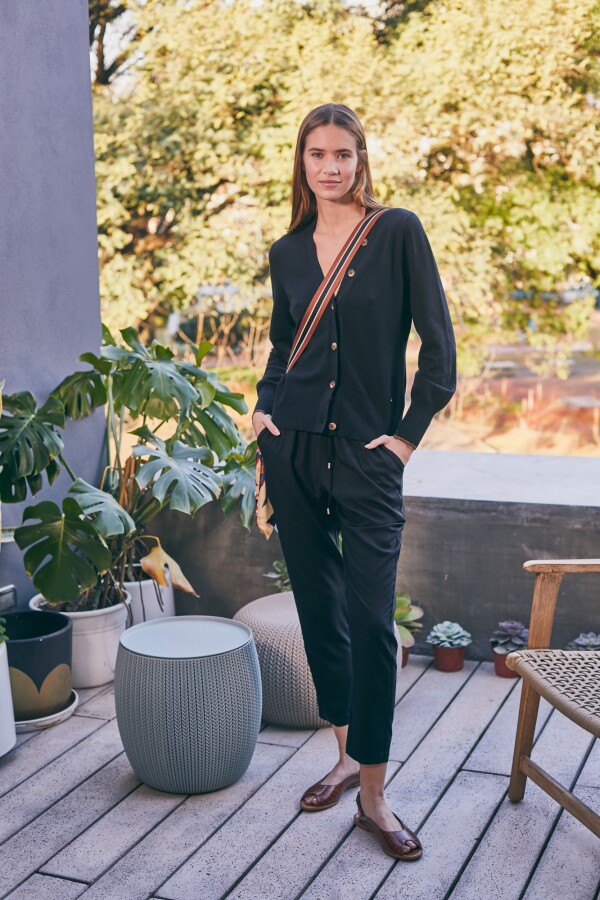 Cardigan Negro