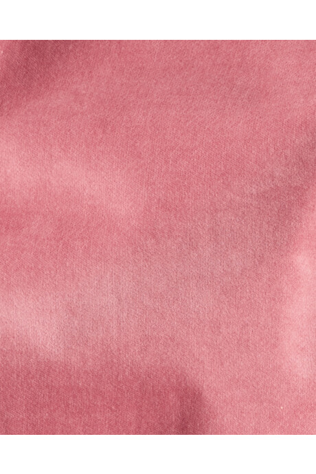 Pantalón acampanado, aterciopelado, rosado Sin color