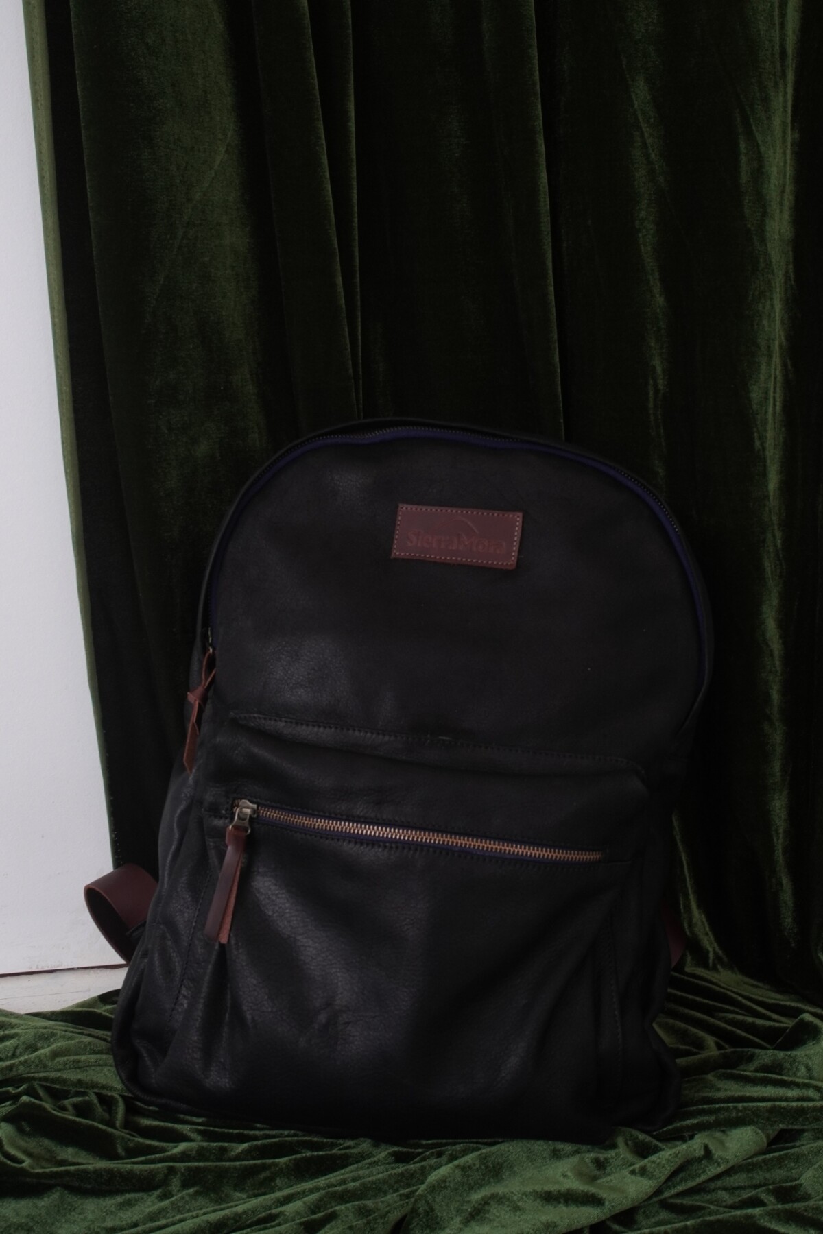 Mochila Moro Negro Blue Zip