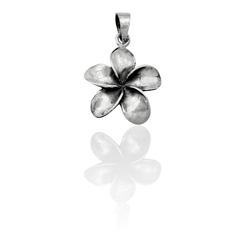 Dije Colgante Flor-Plata 925-Sin Piedra-CP3254 Sinpiedra