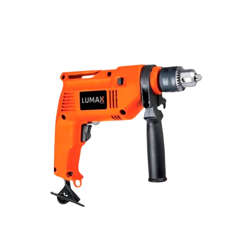 Taladro con percutor Lumax 600W 13mm Naranja claro