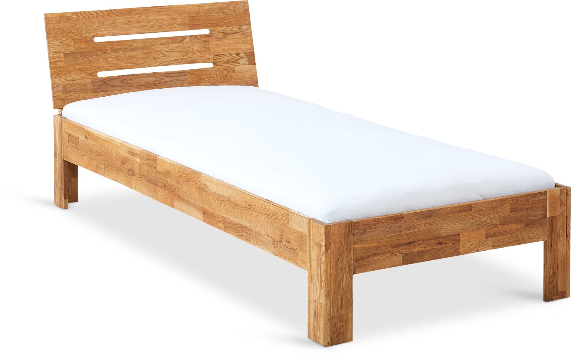 Estructura cama OLSKER 1 Plaza 90x200 roble 