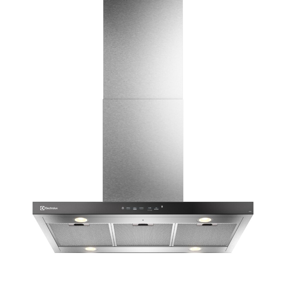 Campana extractora 90cm Gris