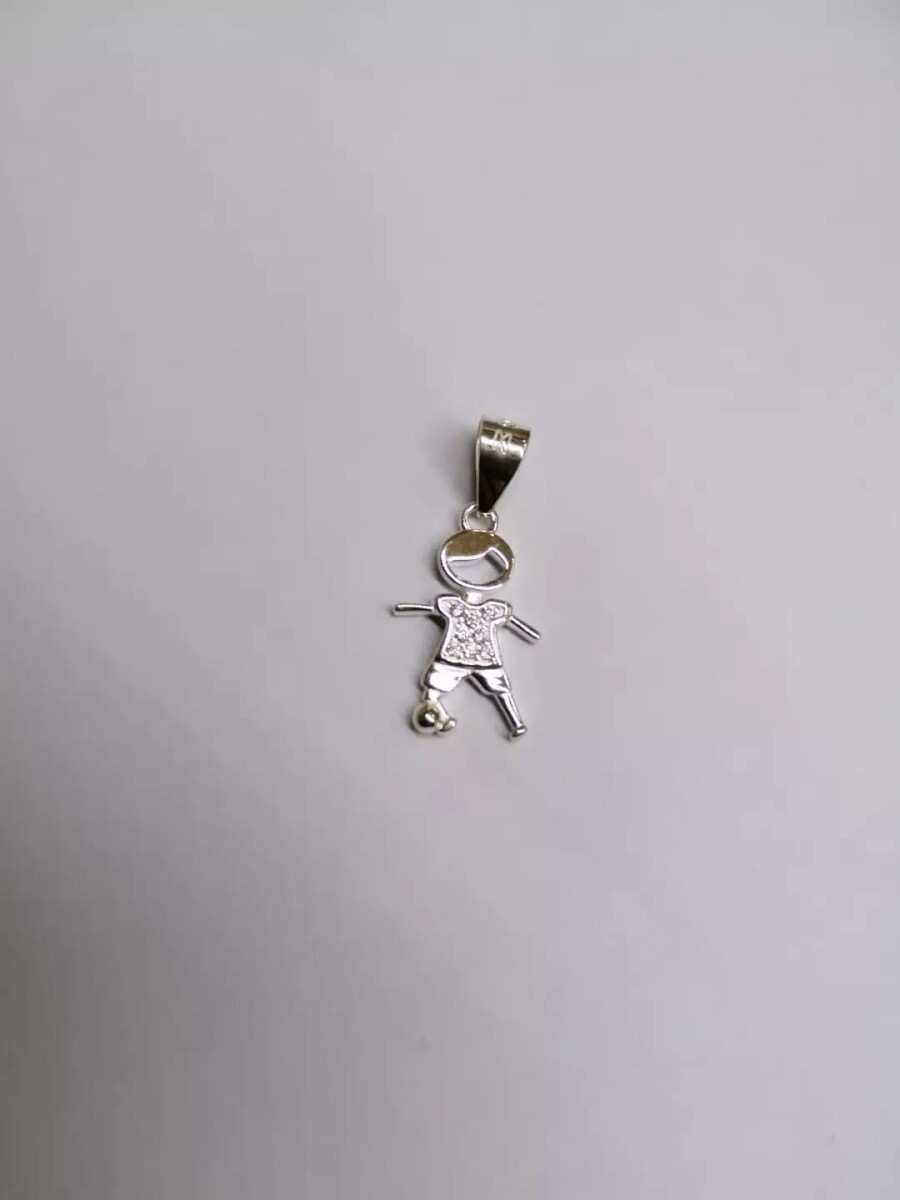 Colgante nene con Zirconias 